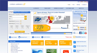 Cyprus Airways Website