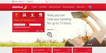 Iberia Airlines Website